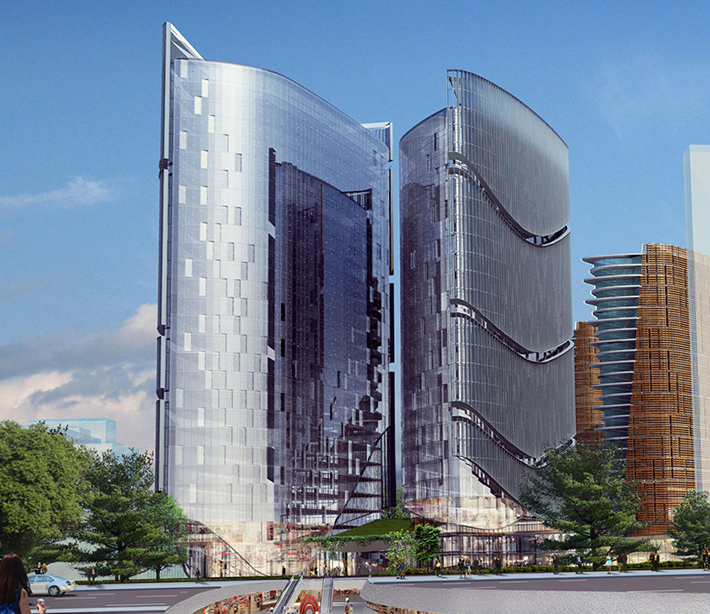 Green Dunes apartments building, Beijing, China