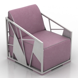 3D Armchair preview