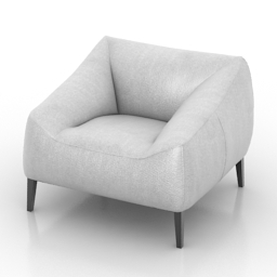 3D Armchair preview