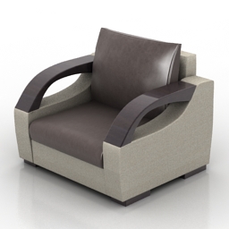 3D Armchair preview