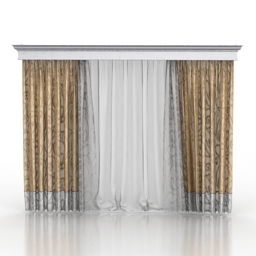 curtain 3D Model Preview #f1ff3347