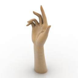 figurine hand 3D Model Preview #afce5b49