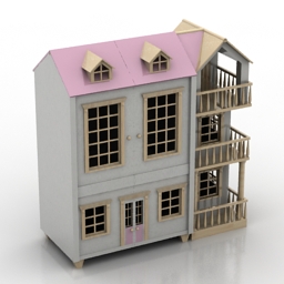toy house 3D Model Preview #b461e891