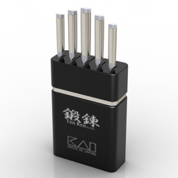 knives tan ray by kai 3D Model Preview #c893dbf0
