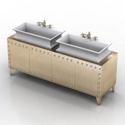 3D Wash-basin preview