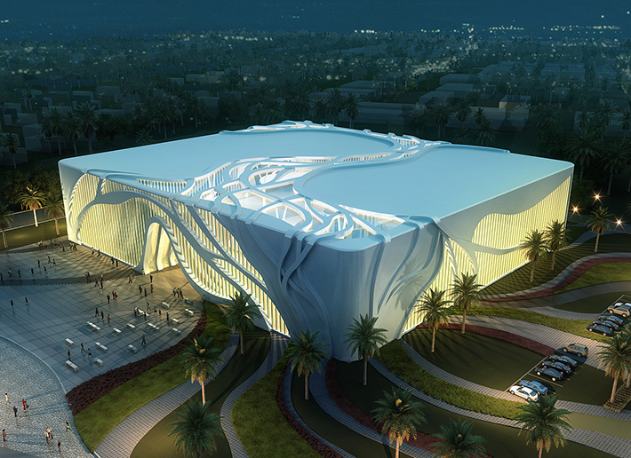 Sports complex by RAW-NYC Architects, Qatar
