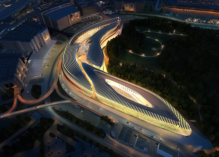 The Circle at Zurich Airport by Zaha Hadid, Switzerland
