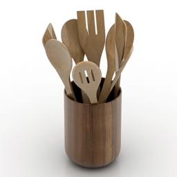 3D Spoons bowl preview