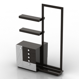 3D Dressing table preview