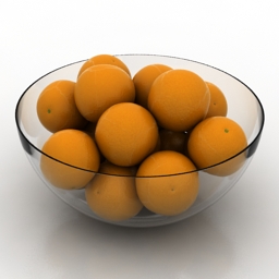 3D Oranges preview