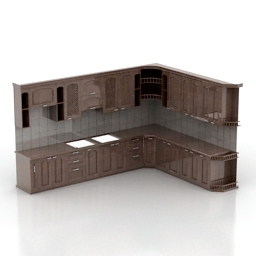 kitchen esena 3D Model Preview #a0252ad1