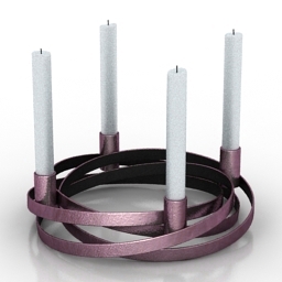 3D Candlestick preview