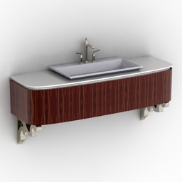 3D Wash-basin preview