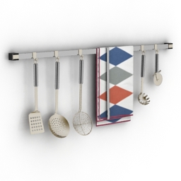 set kitchen tools 3D Model Preview #c0657c19