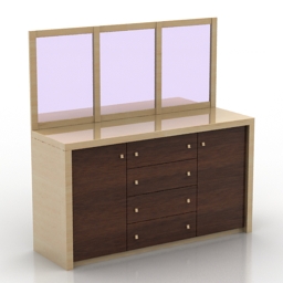 3D Dressing table preview