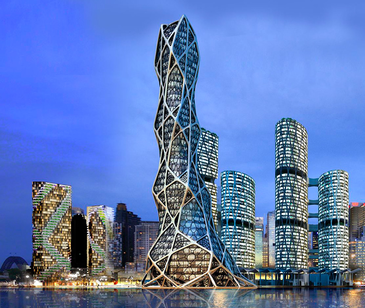 Bionic Tower by LAVA, Abu Dhabi, United Arab Emirates