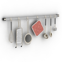 set kitchen tools 3D Model Preview #79104661