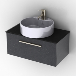 3D Wash-basin preview