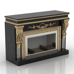 fireplace 3D Model Preview #7e775634