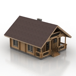 house wooden 3D Model Preview #ebbbde91