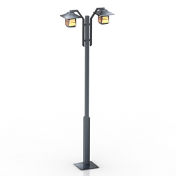 3D Lamppost preview