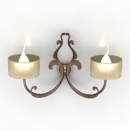 3D Sconce preview