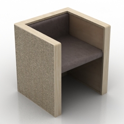 3D Armchair preview