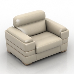 3D Armchair preview