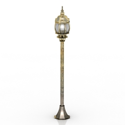 3D Lamppost preview