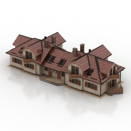 cottage 3D Model Preview #3a643e03