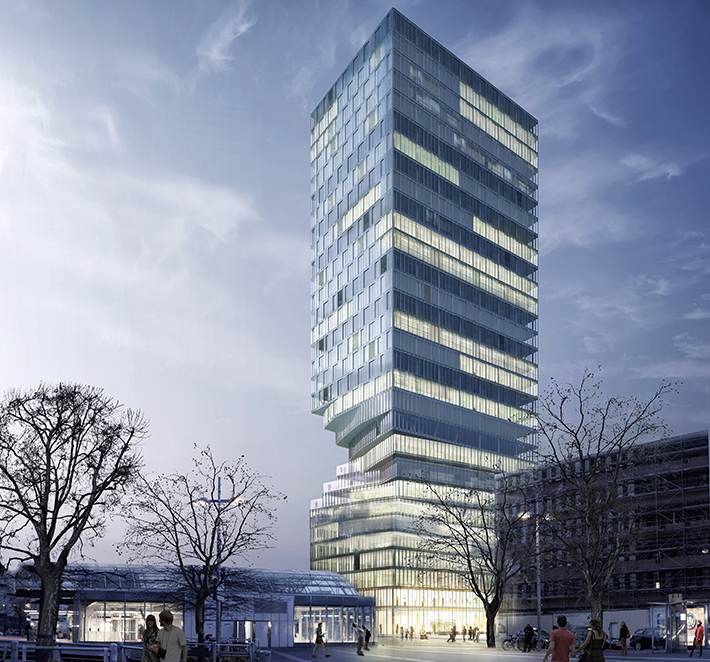 Turm Mit Taille tower by MVRDV, Vienna, Austria