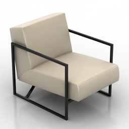3D Armchair preview