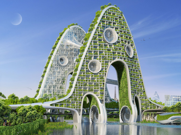 Vincent Callebaut's 2050 vision of Paris as a 'Smart City'