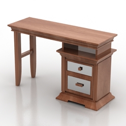 3D Dressing table preview