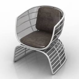3D Armchair preview