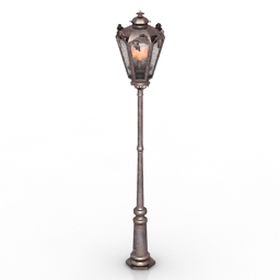 3D Lamppost preview