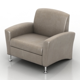 3D Armchair preview