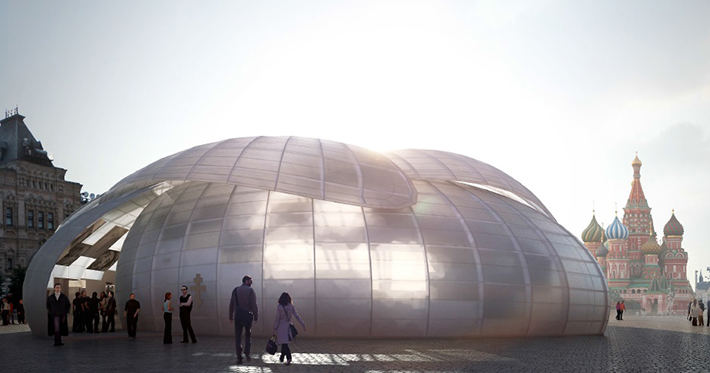 Red Square Tolerance Pavillion, Moscow, Russia