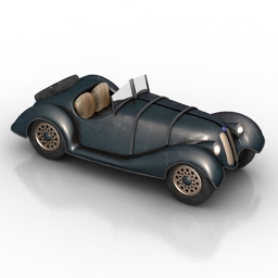 car bmw 1950 3D Model Preview #0e048d21