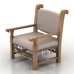 3D Armchair preview
