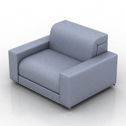 3D Armchair preview