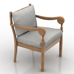 3D Armchair preview