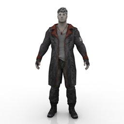 man 3D Model Preview #0e432f24