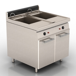 sink restaurant kitchen equipment 3D Model Preview #136f3271