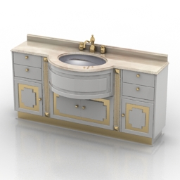 3D Wash-basin preview