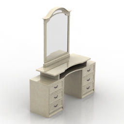 3D Dressing table preview