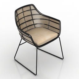 3D Armchair preview