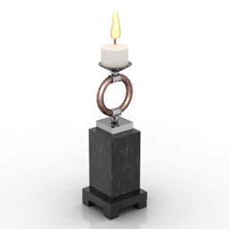 3D Candlestick preview