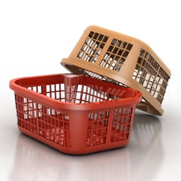 laundry basket 3D Model Preview #aed592a7