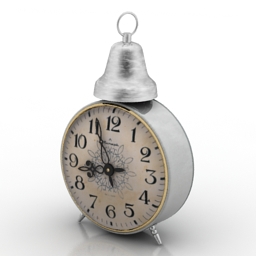 clock retro 3D Model Preview #8851924e